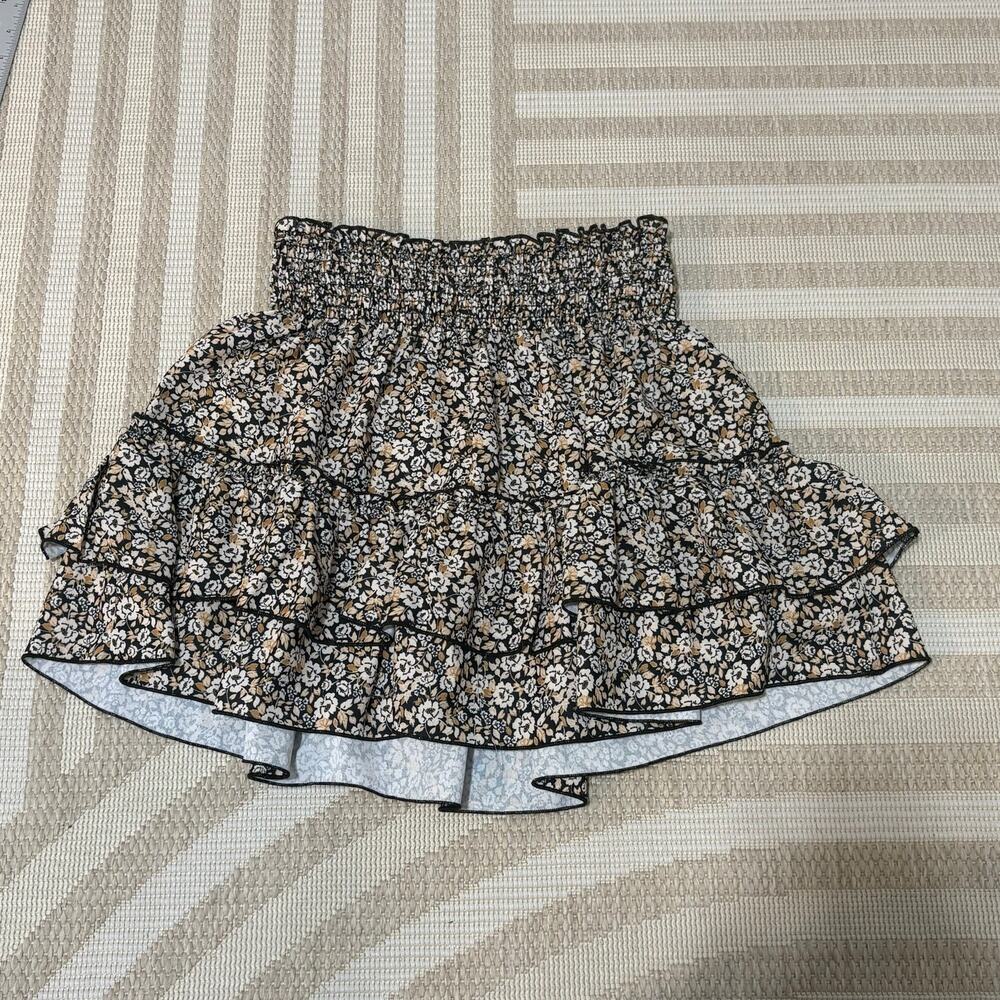 Altar'd State Medium Flowy Boho Skater Skirt Floral Cottagecore Retro Fairy